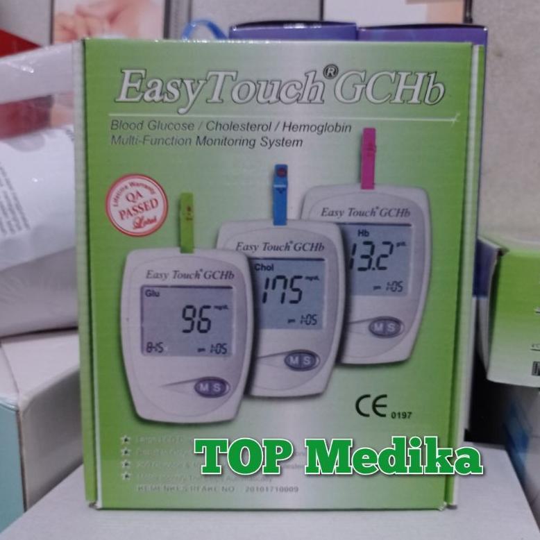 Alat Easy Touch GCHB / Tes Gula Darah, Kolesterol, Hemoglobin