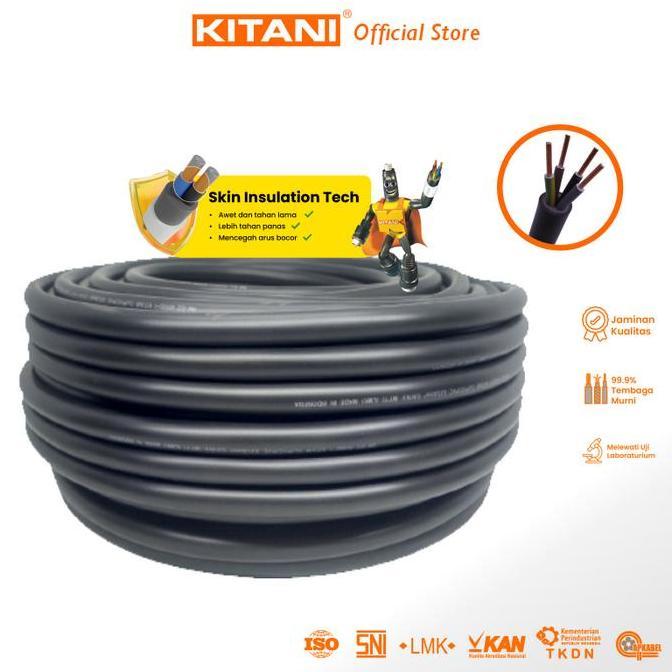 Kitani - Nyy 4X1.5 Mm - 100 Meter - Kabel Listrik Tembaga Kawat