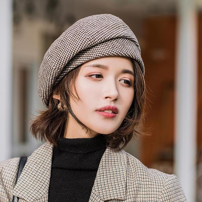 Topi Baret ALICE Hat Casual Korea Fashion Wanita Beret Hat