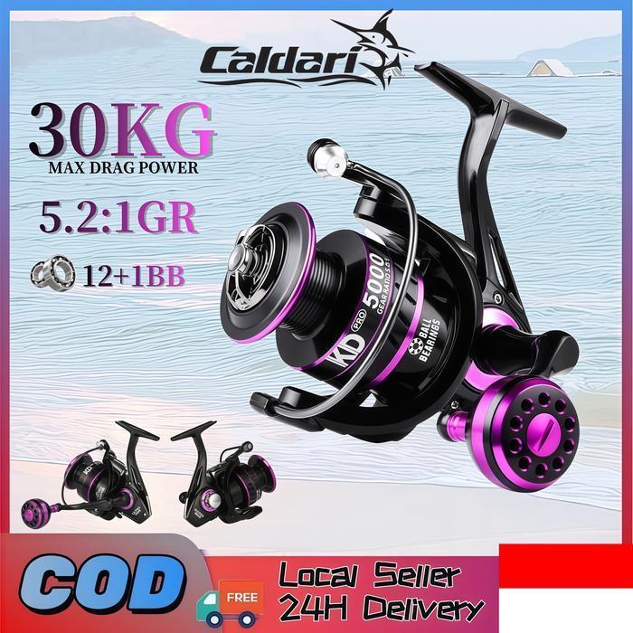 Caldari Reel  Pancing Reel Bc Fishing Reel Spinning Reel Fishing Reel Gulungan Memancing Mesin Panci