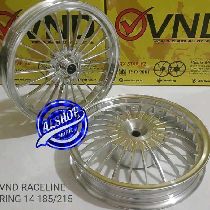 Velg Vnd Raceline Ring 14 185/215 Honda Vario 125 Vario 150 Vario 160 Cbs Vario 110 Beat Scoopy Geni