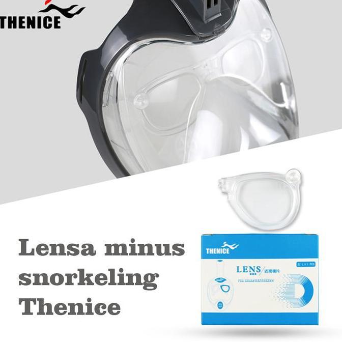 Terjangkau Kacamata Snorkeling Mata Minus Thenice - Untuk Ditempel Di Full Face Snorkeling Mask