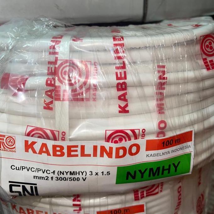 Kabelindo Nymhy 3X1.5Mm @.100M / Kabelindo Nymhy 3X1.5 Panjang 100M