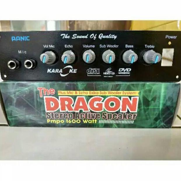 New- Kit Dragon Power Amplifier Speaker Aktif mic echo subwoofer
