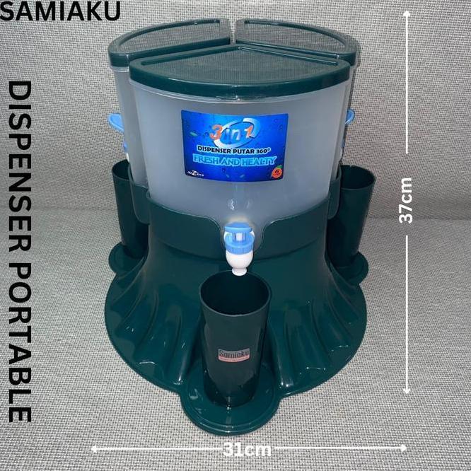 Samiaku Dispenser Portable 3In1 6 Liter Bisa Beutar 360 Dispenser Air