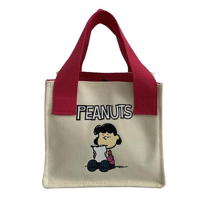 Terbaru Tas Kanvas Wanita/Tas Bekal Motif Lucu Wanita Makanan Pria
