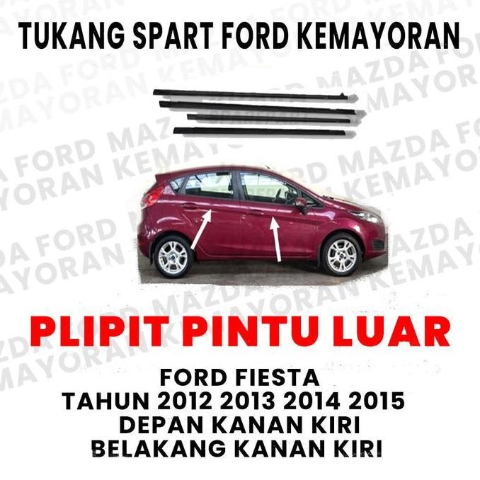 Karet Pelipit Kaca Luar Ford Fiesta waterstrip ford fiesta Full Set - 4 pintu FULLSET