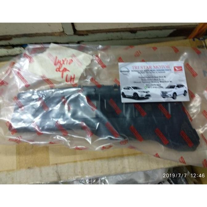 breket bumper depan luxio