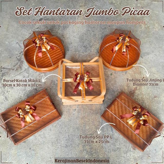 *#*#*#] SET HANTARAN JUMBO PICAA BONUS PITA BOX HAMPERS PARSEL BAMBU seserahan pernikahan rustic par
