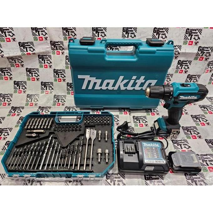 Paket Mata Bor Set 70pc Mesin Bor Baterai Cordless Drill Makita DF331