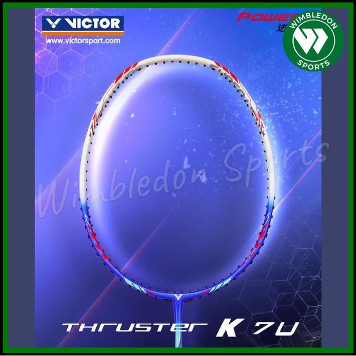 Raket Badminton Victor Thruster K 7U F / Raket Victor TK-7U F best seller