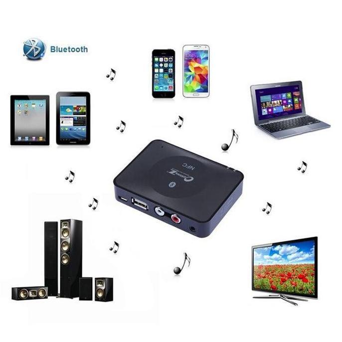 Optimuz Bluetooth Music Receiver / Blutut Audio NFC - Hitam