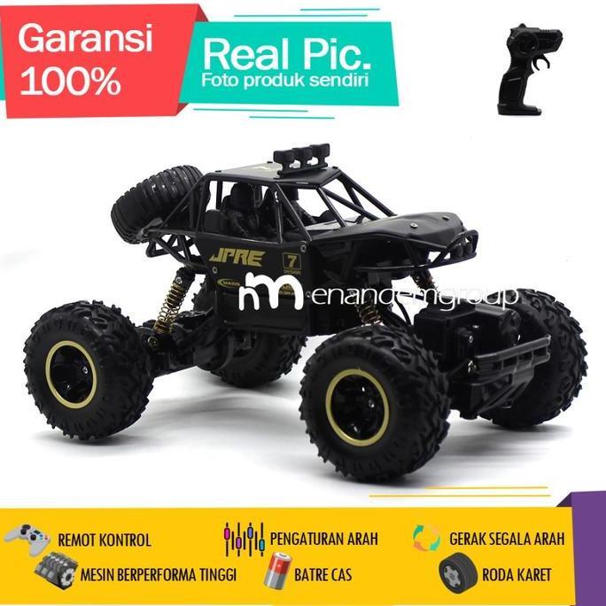 Mainan Mobil Offroad Remot Kontrol Rc Rocks Crawler 4Wd Metal