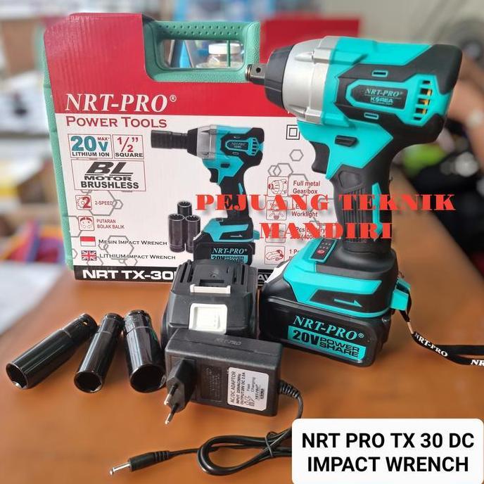BEAM BOR CORDLESS IMPACT WRENCH BRUSHLESS NRT PRO TX30 DC / NRT PRO TX 30DC