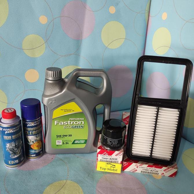 NARA Paket service oli Fastron Eco Green 0W-20 Agya Ayla 1200cc (5)