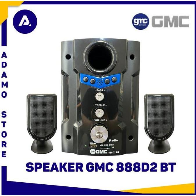 TERMURAH - Speaker GMC 888D2 BT Bluetooth Speaker Aktif