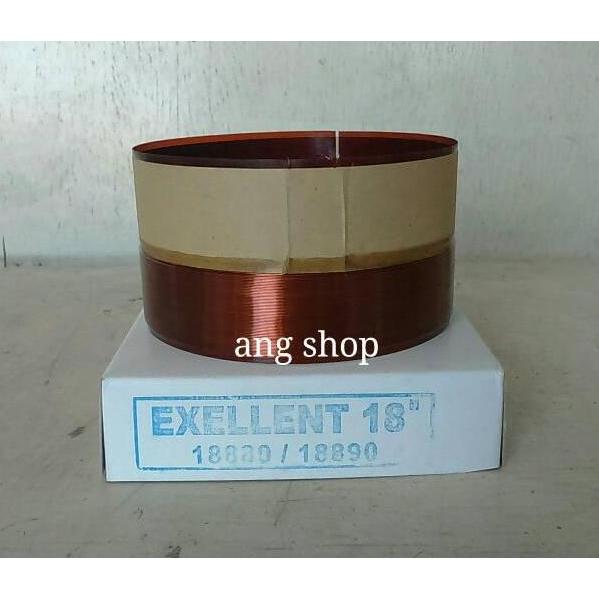 BEBAS ONGKIR - Spul / Spool / Spol Speaker 18" EXCELLENT By Capton