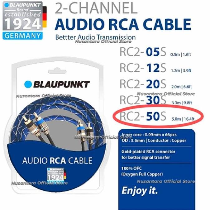 Kabel RCA Blaupunkt Original RCA Cable 5m Promo Premium
