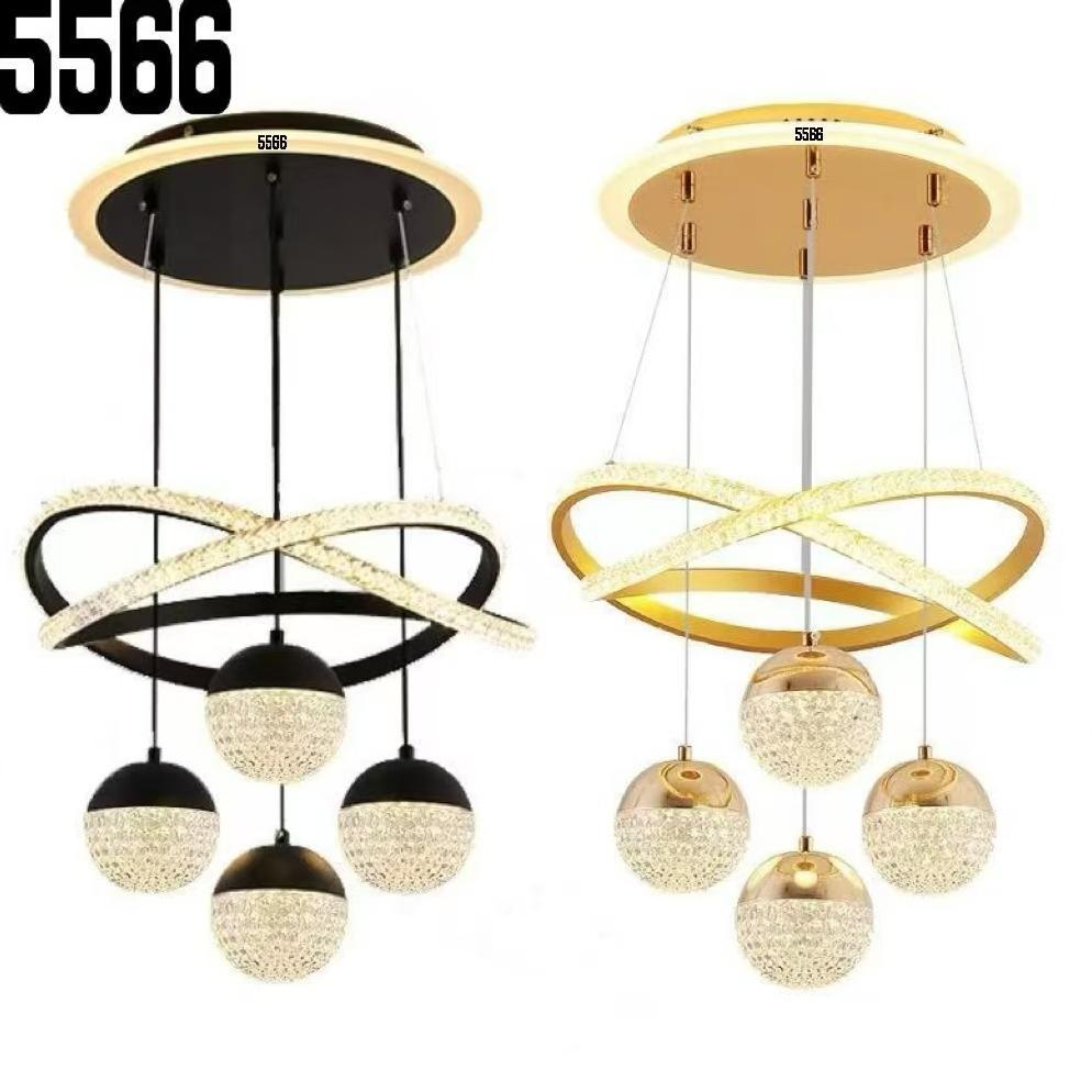 5566 Lampu Gantung Kristal Lampu Gantung Restoran Lampu Gantung Ruang Tamu Lampu Gantung Meja Makan