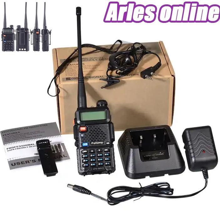 HT POFUNG UV5R Radio Komunikasi UV 5R 5 Watt Dual Band Garansi 1 tahun Handy Talky R W Bopeng