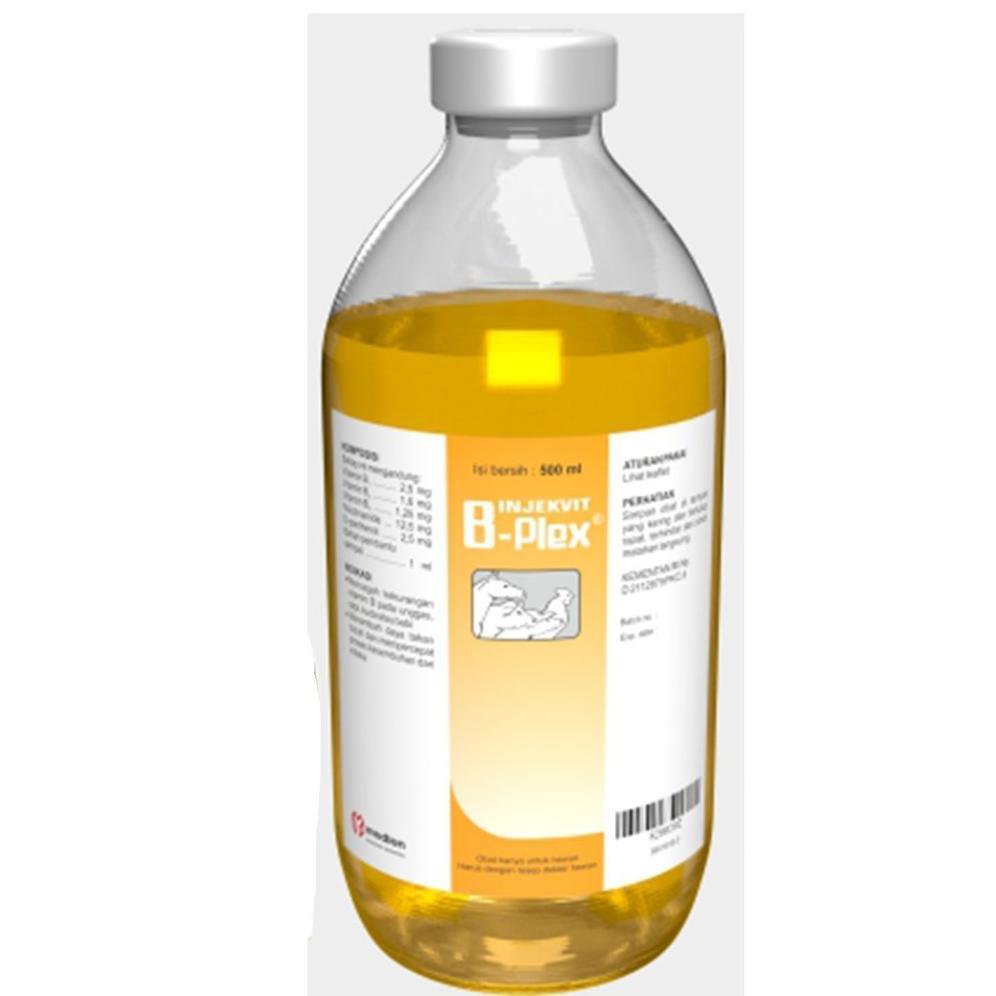 Medion Vitamin Suntik Hewan B Komplek Injeksi Kemasan 500 Ml Hewan Ayam Kuda Sapi Kambing