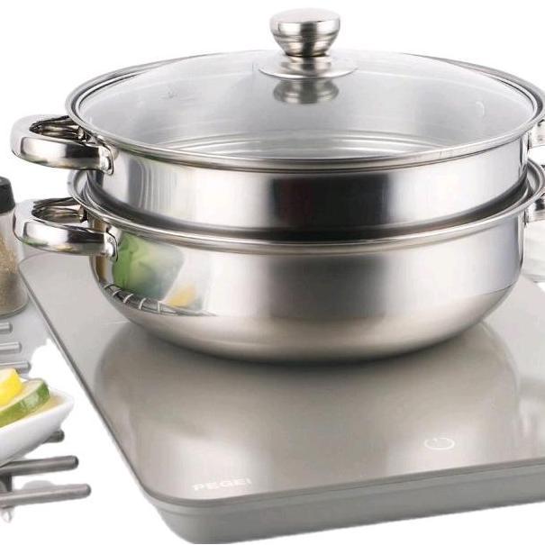 Panci Kukus 2tingkat Panci Siomay Stainless Steel