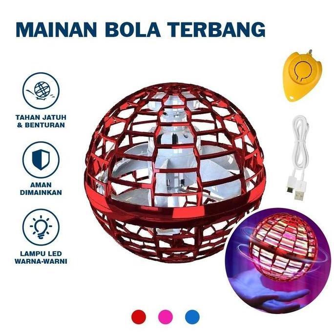 Bola Terbang UFO Mainan Bola UFO Terbang Dengan Lampu LED Drone
