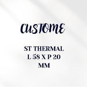 Premium LABEL STIKER THERMAL 58X20 MM Promo