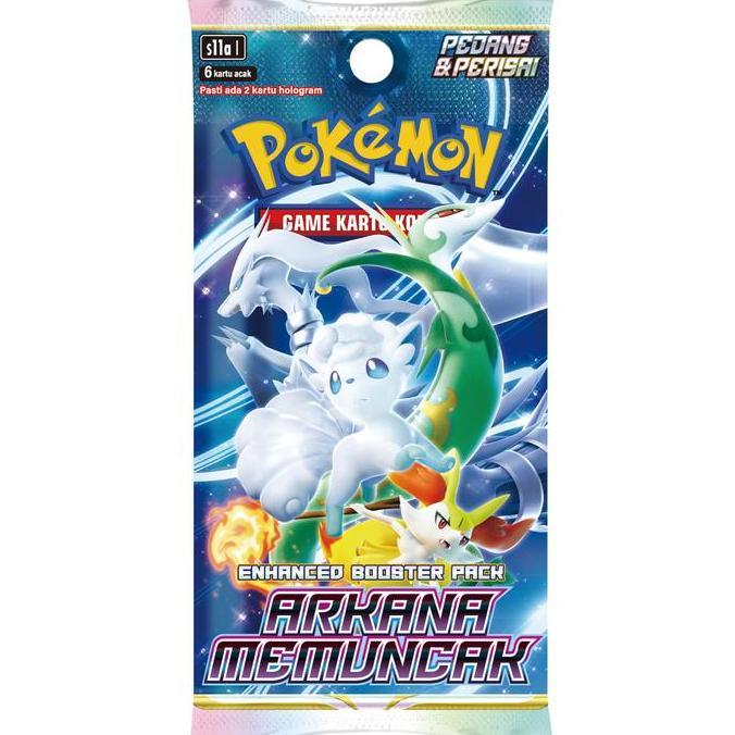 Kartu Pokemon Arkana Memuncak S11a Booster Pack TCG Indonesia HARGA SPESIAL
