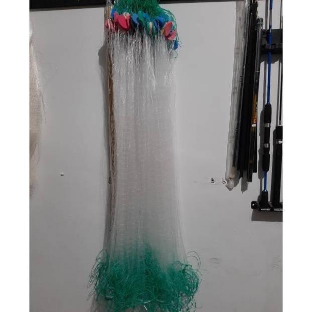Jaring ikan siap pakai 3 lapis tinggi 1m panjang 50m jaring ikan murah jaring ikan bentang jaring pu