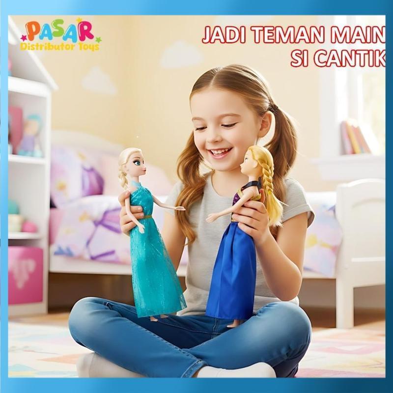 Bisa COD Mainan Anak PR-17537 DIVERSITY FASHION Boneka Musik Cantik Anak Perempuan Nyanyi Gaun Panja