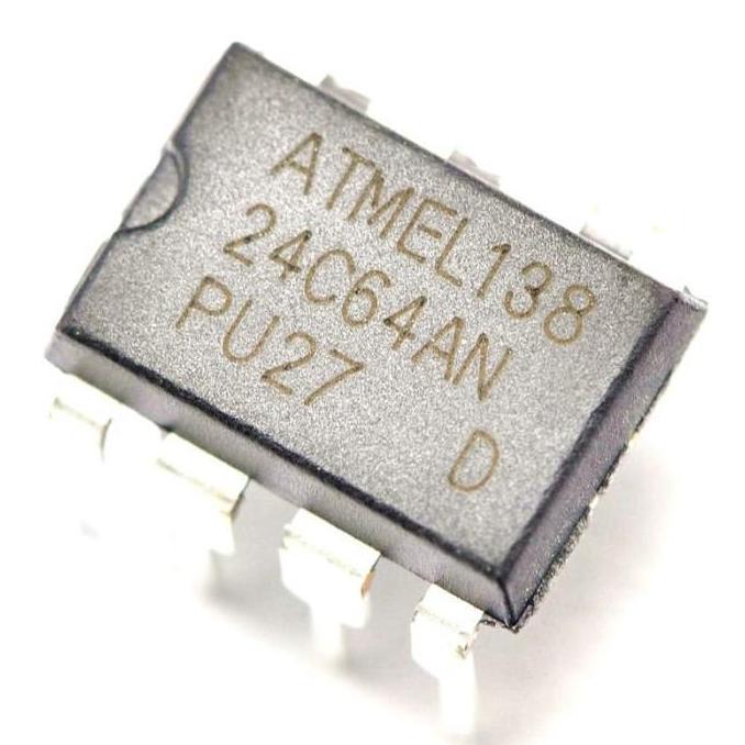 EEPROM  Atmel DIP AT24C64 24C64 AT24C64AN AT 24C64DIP-8 8Kbyte harga untuk 100 pcs