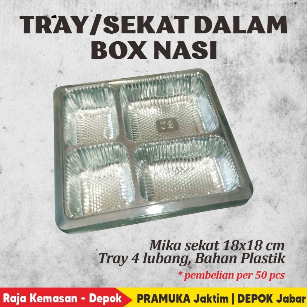 Sekat Mika Plastik Box Nasi