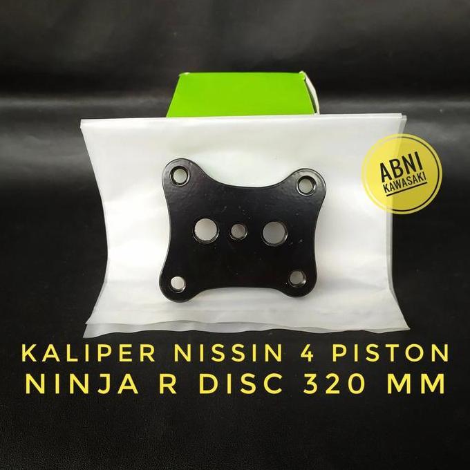 Braket Breket Kaliper Nissin 4P Disc Cakram PSM 320 mm Untuk Ninja R S