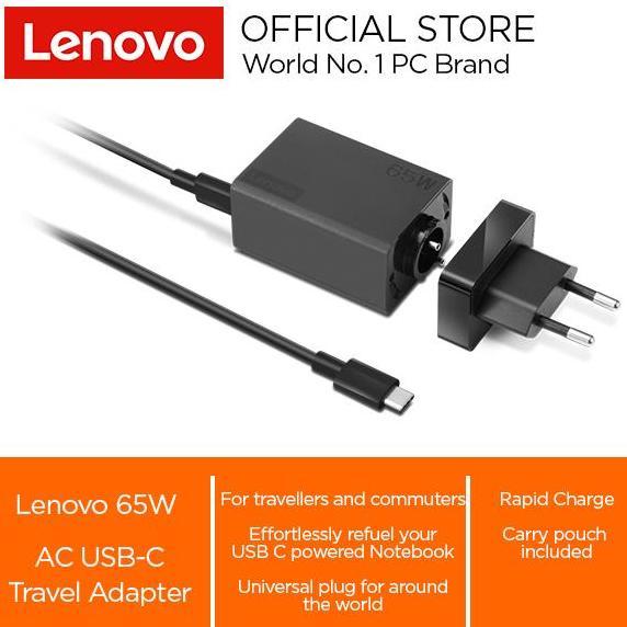 Lenovo 65 Watt USB-C AC Travel Adapter