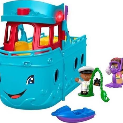 Fisher-Price Little People Toddler Toy Travel Together Friend Ship Musical Playset