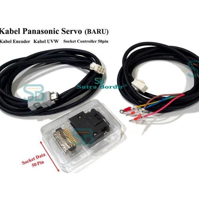 TERBARU - kabel panasonic minas A4 A5 socket 50 pin panasonic kabel servo motor panasonic kabel sepa