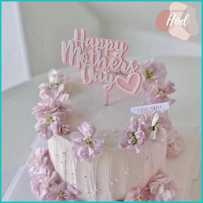 Murah Topper Happy Mother'S Day Hiasan Kue Hari Ibu Mother Day Untuk Mama Ibu Mom