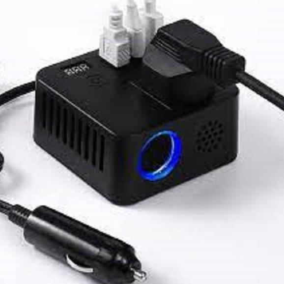 Adaptor Lighter Converter Lighter Socket Charger Mobil DC to AC