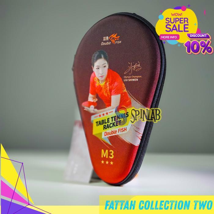 DOUBLE FISH M3 ITTF | BAT BET PINGPONG TENIS MEJA BY FATTASH COLLECTION TWO