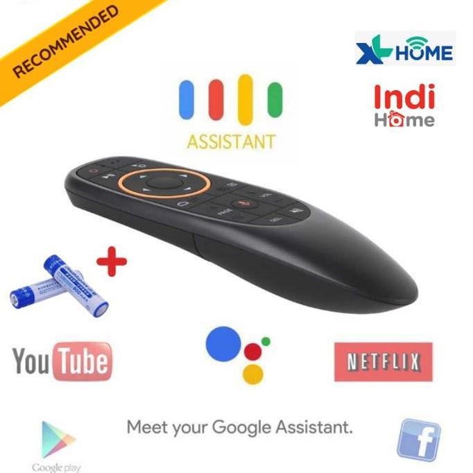 Remote Voice Assistant Xl Home Indihome Remot Tv Box Gyroscope Google