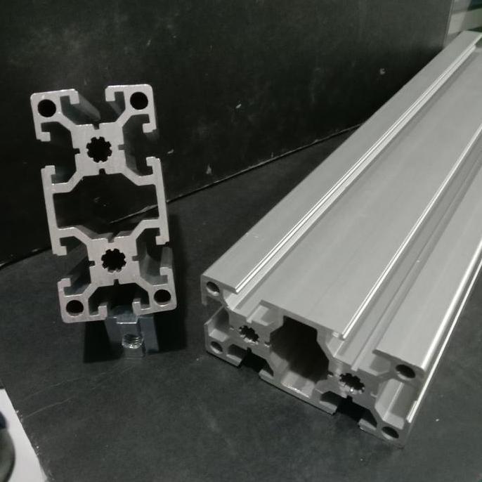 Alumunium profile 4080 T-Slot ukuran 6 meter