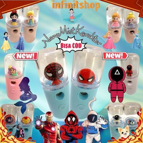 Termurah Nano Spray Mini Karakter/Nano Mist Spray Portable/Nano Spray Pelembab Wajah Dan Disinfektan