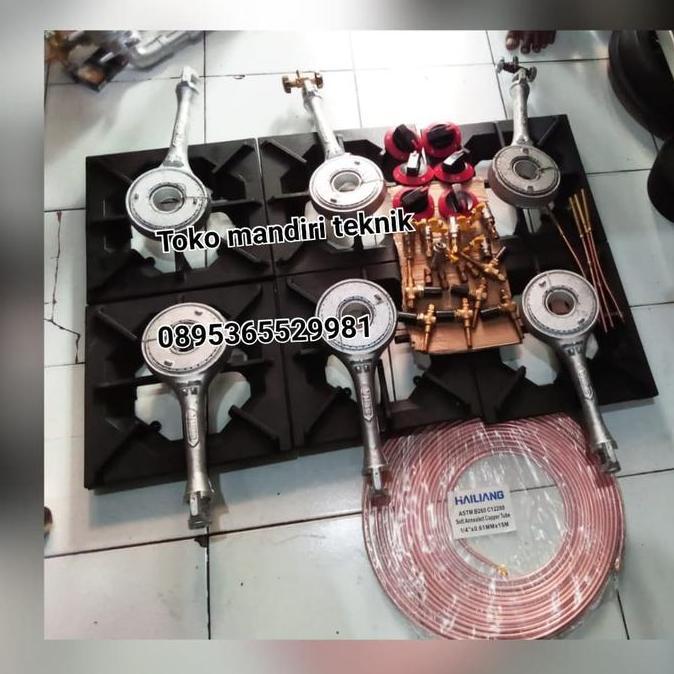 Sperpat/konekan Kompor gas stove 6Burner