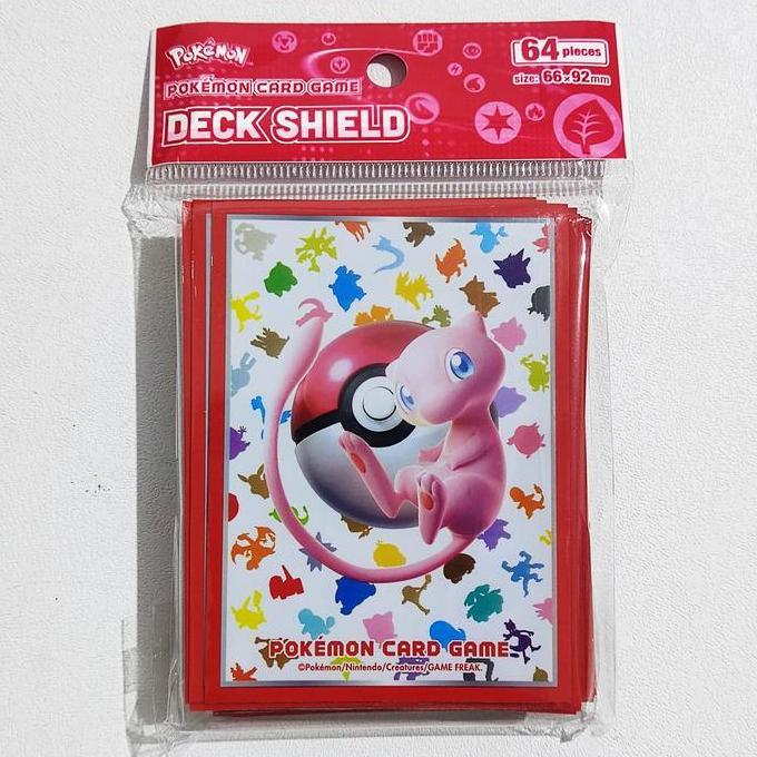Pokemon Card Sleeve TCG - Mew Pokemon 151 Deck Shield Pelindung Kartu RESTOCK