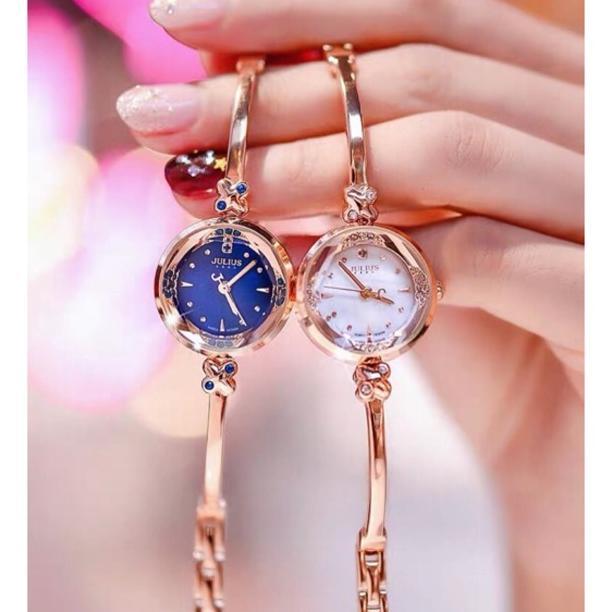 Jam Tangan Julius Wanita Elegan JA-878 Original Korea Stainless Jam Tangan