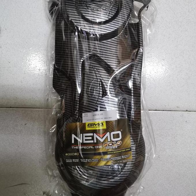 cover carbon cvt aerox 155 nemo ori
