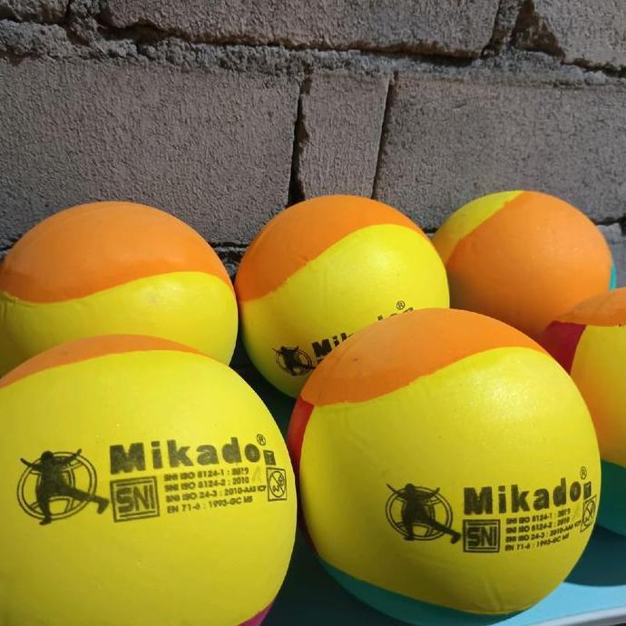 Bola Voli Mikado Bola Voli Spon Plastik Murah Berkuwalitas 6 Pcs CO
