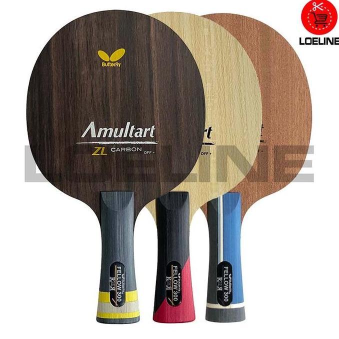 Kayu Bet Bat Blade Pingpong Tenis Meja Butterfly Amultart Carbon Murah CO