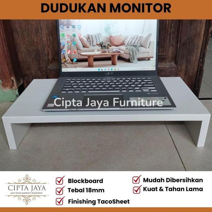 Cipta Jaya - Custom Dudukan Meja Stand Lebar 25 Dan 30 Tatakan Monitor